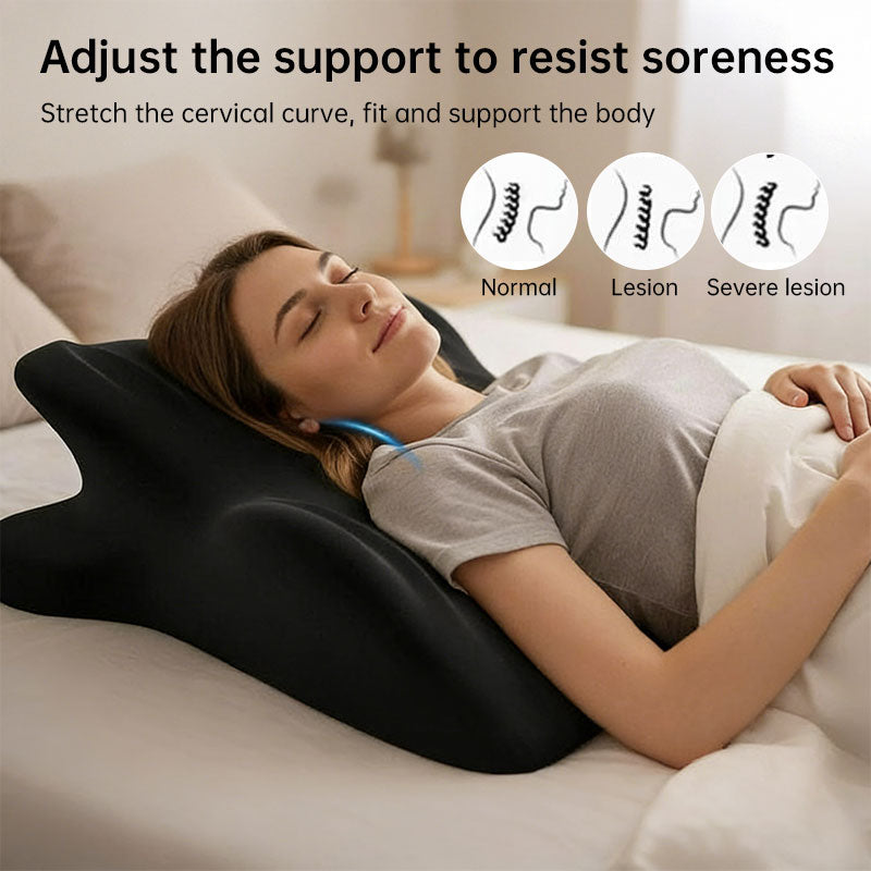 Bed Rest Pillow for Sitting Up in Bed, Couples Cuddle Pillow, Memory Foam Lumbar Support Cushion