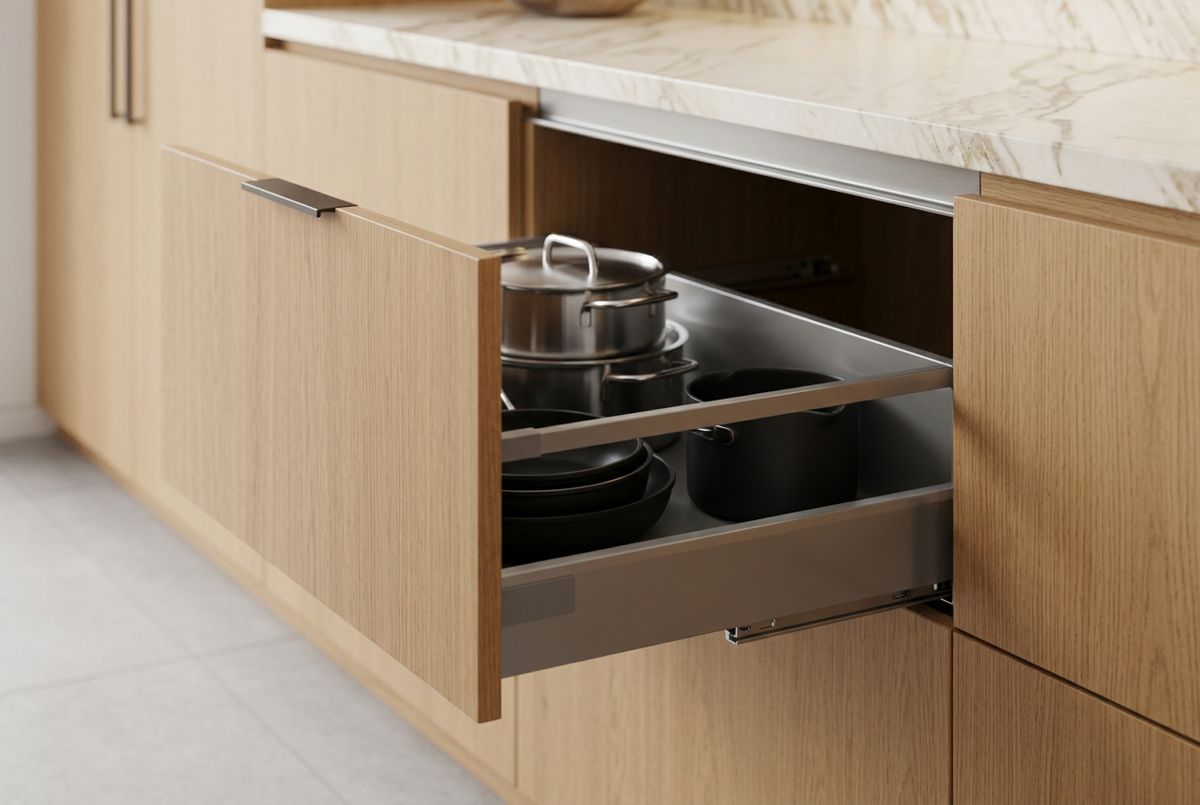Arabescato Diva Bridge Island Bespoke Kitchen | TRENZY Spaces