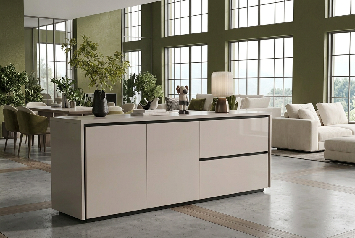 Bellavista sideboard in an olive-green interior