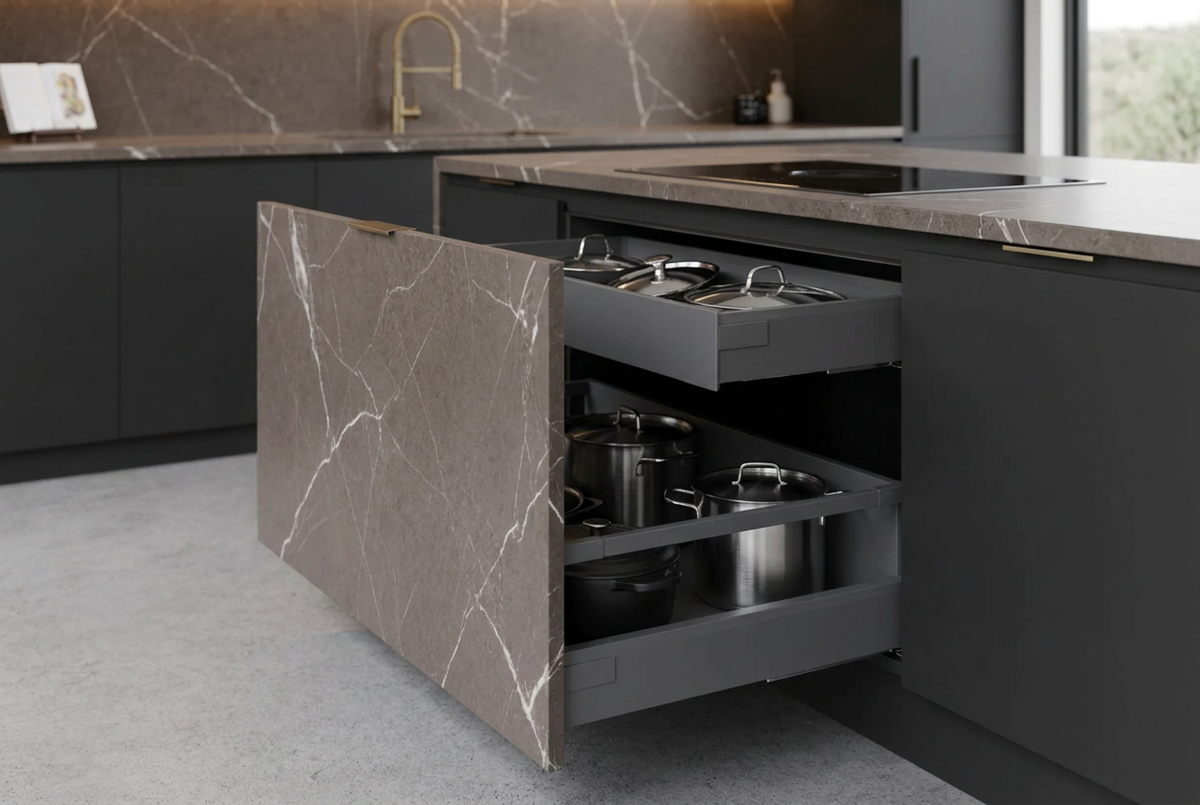Pietra Grey Bespoke Kitchen | TRENZY Spaces Bespoke Kitchen - view 13