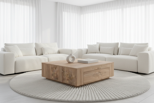 TRENZY BLOCK Coffee Table — Modular Living Room Table Coffee Table - angle view