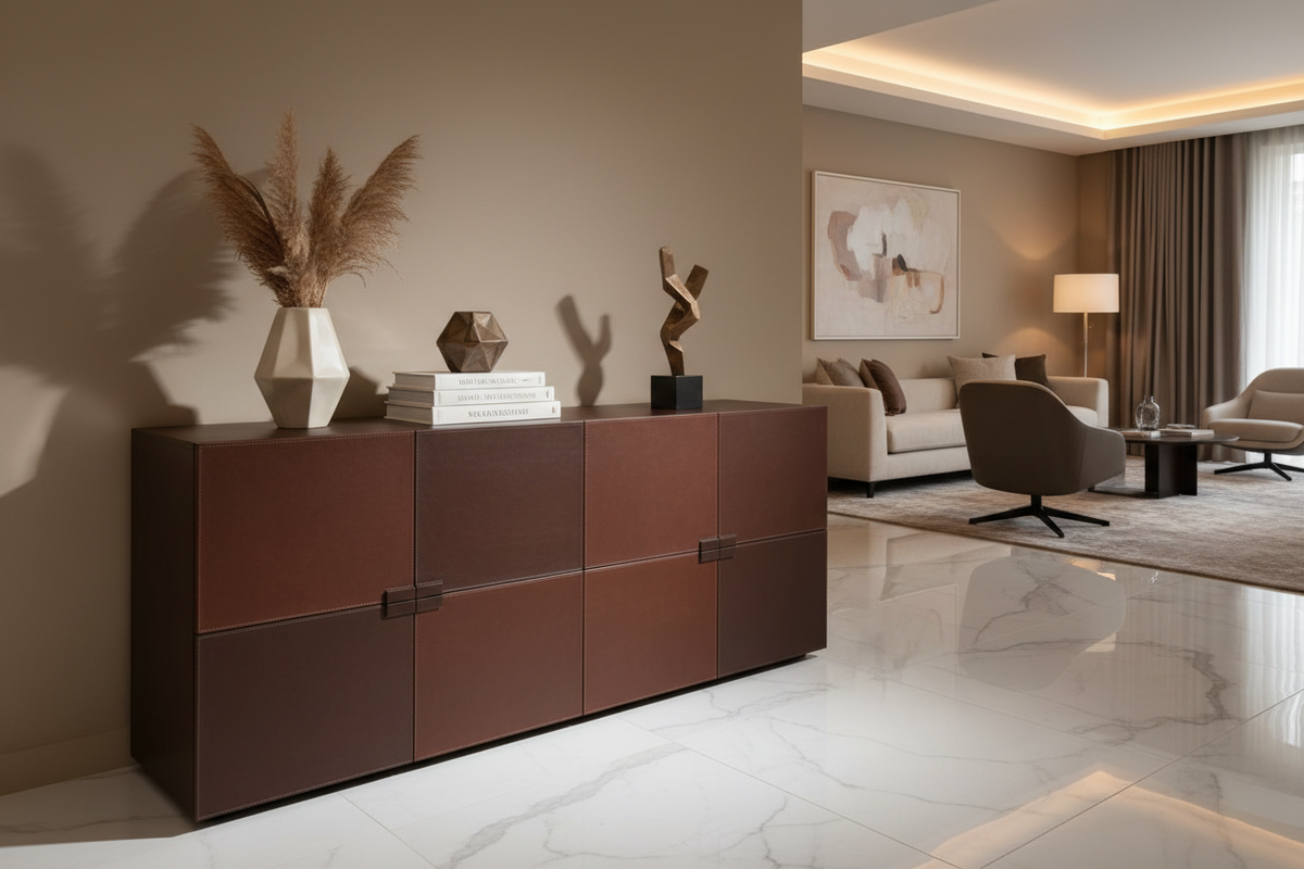 BLOCK LEATHER Collection by TRENZY Spaces — Full-Grain Leather Luxury Furniture South Africa