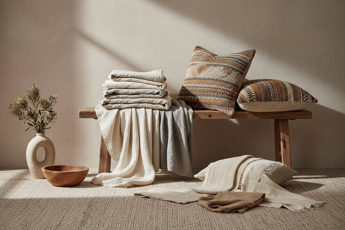 Luxury Home Textiles South Africa — Premium Cushions, Throws & Fabric | TRENZY Spaces
