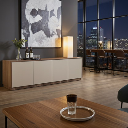 TRENZY Lux Congo-Oak TV Stand – MDF & Particleboard | 1800–2500mm | Lounge Furniture SA