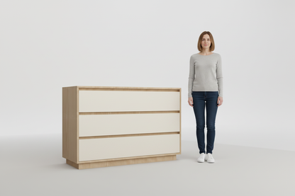 3-drawer Bellavista height reference