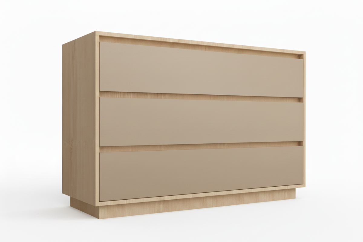 3-drawer Congo beige 3/4