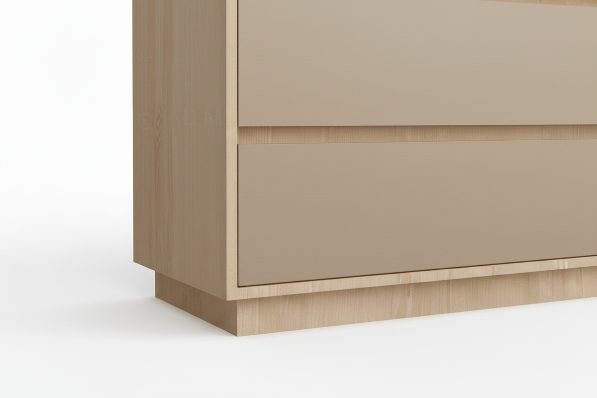 3-drawer Congo beige close-up
