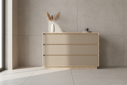 3-drawer Congo beige stone interior