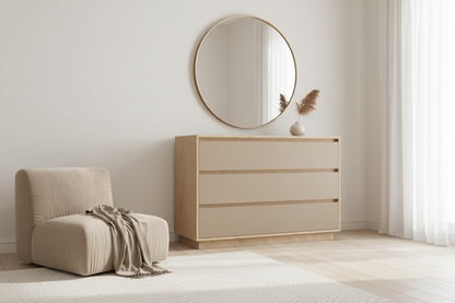 3-drawer Congo beige white beige interior