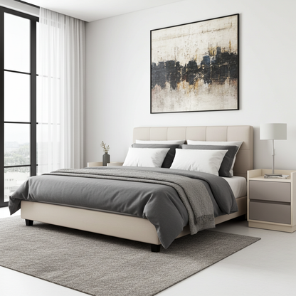 TRENZY Luxury Bedside Pedestal – 2 Drawers, MDF & Particleboard