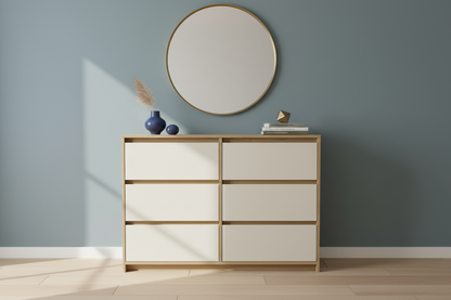 6-drawer Bellavista blue interior