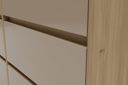 6-drawer Congo beige close-up