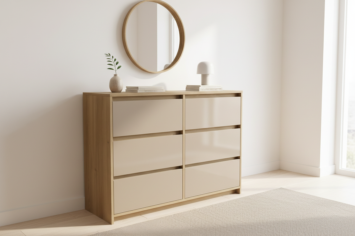 6-drawer Congo beige light interior