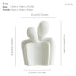 Creative couple figure decoration Newlywed home decoration Lover sculpture decoration figure desktop living room bookshelf decor