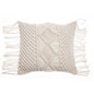 Nordic Handmade Home Decor Knitted Decorative Pillows Cushion Cover with Tassel Crocheted Sofa Bed Pillow Case 45x45cm