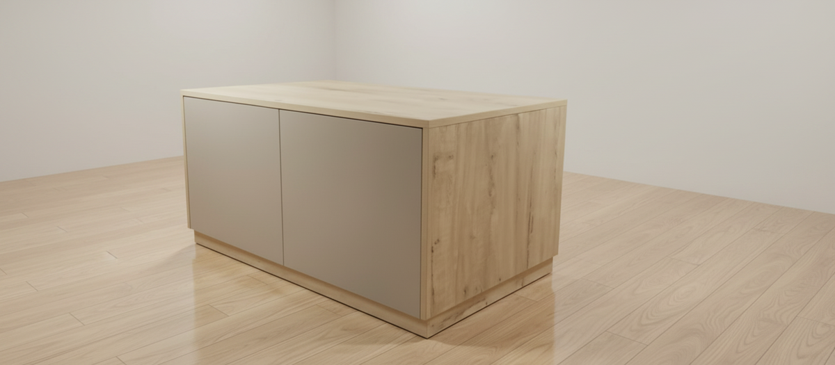 TRENZY Congo Brok Multi-Colour Coffee Table with Storage | Customisable Modern Living Room Table | TRENZY Spaces