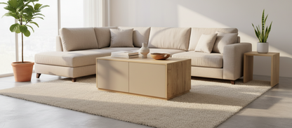TRENZY Congo Brok Multi-Colour Coffee Table with Storage | Customisable Modern Living Room Table | TRENZY Spaces