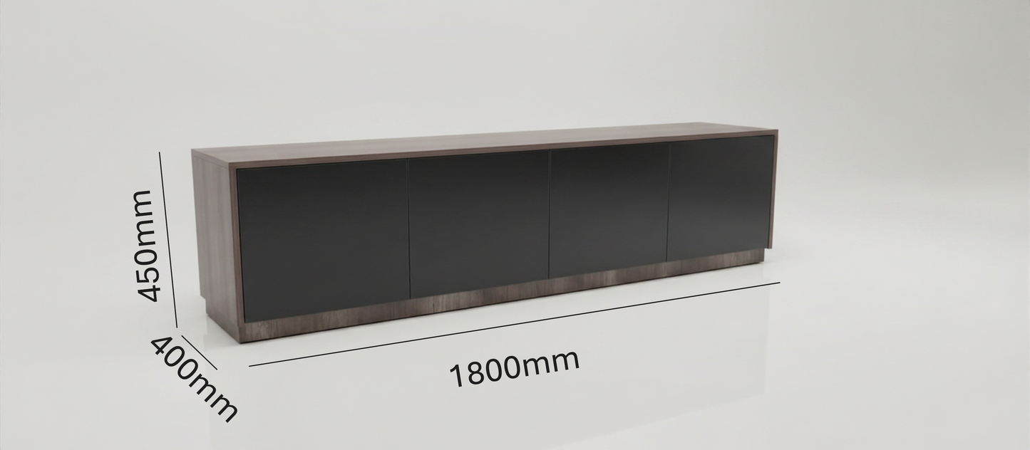 TRENZY Lux Oak TV Stand – Modern Luxury, Effortless Style