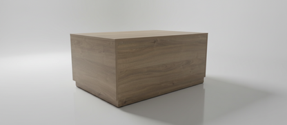 TRENZY BLOCK Modern White Push-Open Coffee Table | Modular Living Room Table