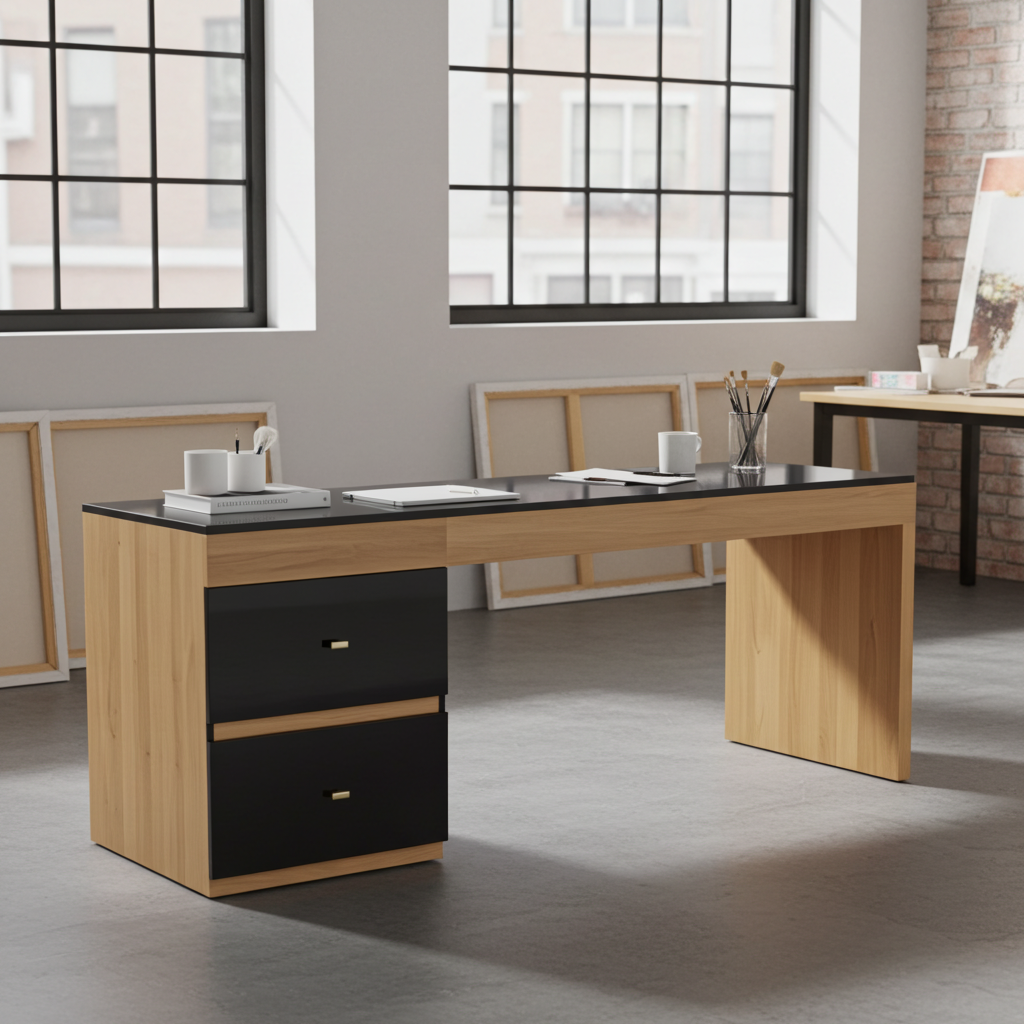 TRENZY Modern Plain Dresser – 6 Drawers | MDF & Particleboard | 120cm | Bedroom Furniture SA
