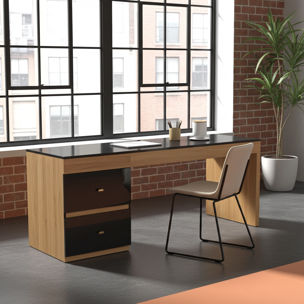 TRENZY Modern Plain Dresser – 6 Drawers | MDF & Particleboard | 120cm | Bedroom Furniture SA