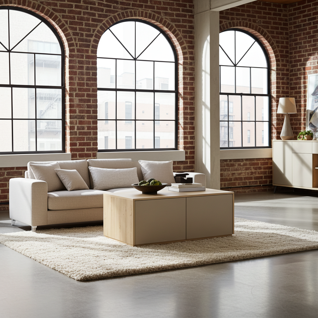 TRENZY Congo Brok Multi-Colour Coffee Table with Storage | Customisable Modern Living Room Table | TRENZY Spaces