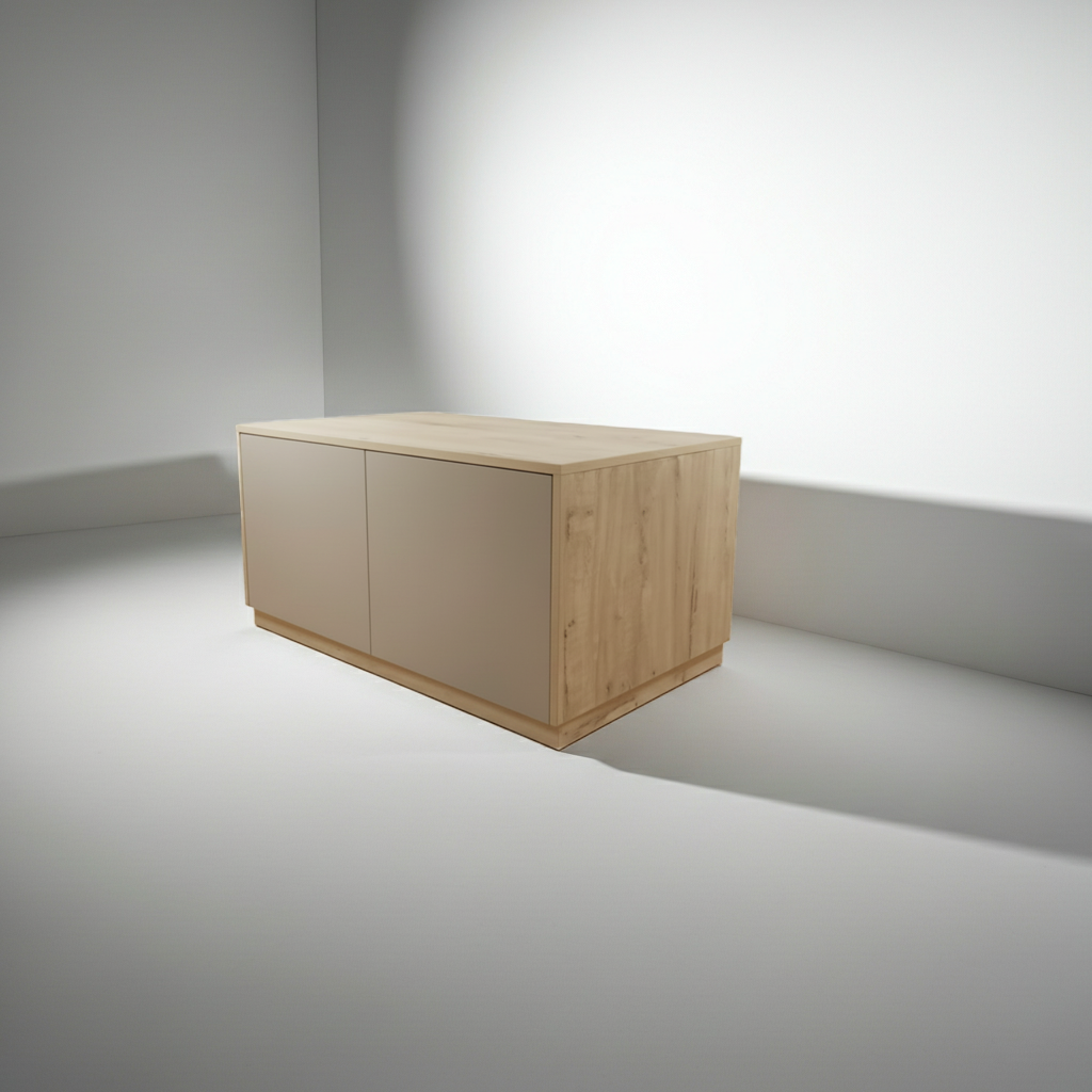 TRENZY Congo Brok Multi-Colour Coffee Table with Storage | Customisable Modern Living Room Table | TRENZY Spaces
