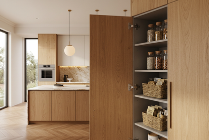 Arabescato Diva Bespoke Kitchen | TRENZY Spaces Bespoke Kitchen - installed