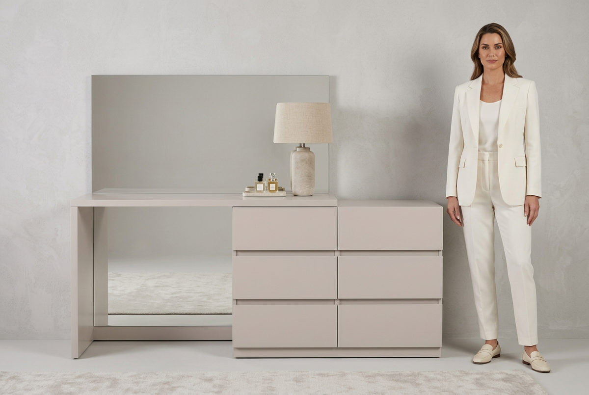 Bellavista dresser with person for scale