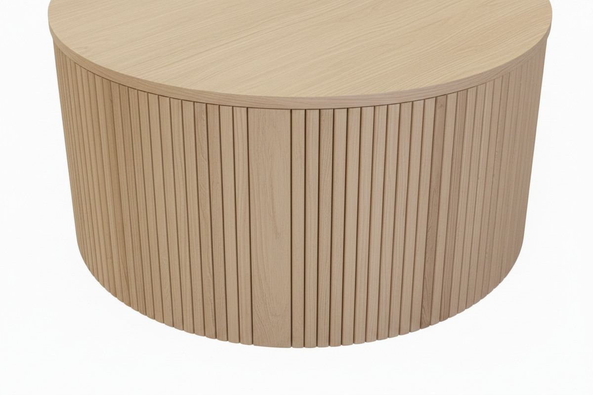 Blonde Oak Flute Detail