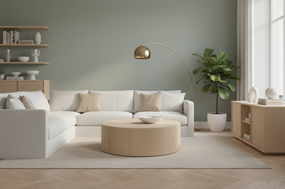 Blonde Oak S6 Sage Green Fixed