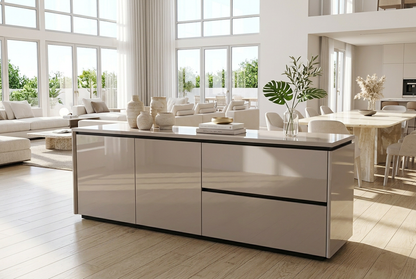 Congo gloss sideboard light setting