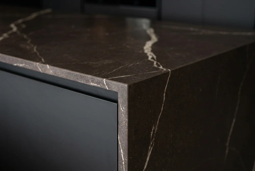 Dark Espresso Double Island Bespoke Kitchen | TRENZY Spaces Bespoke Kitchen - installed