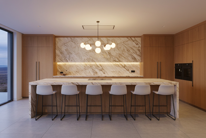 Arabescato Diva Bridge Island Bespoke Kitchen | TRENZY Spaces
