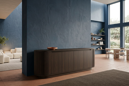 Espresso Gola sideboard blue view
