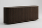Espresso sideboard with slim 18 mm half-round flutes