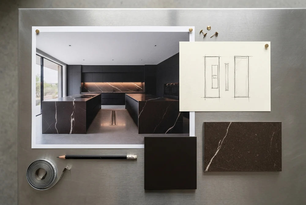 Dark Espresso Double Island Bespoke Kitchen | TRENZY Spaces