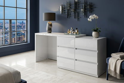 Gloss White blue setting
