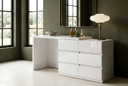 Gloss White green setting