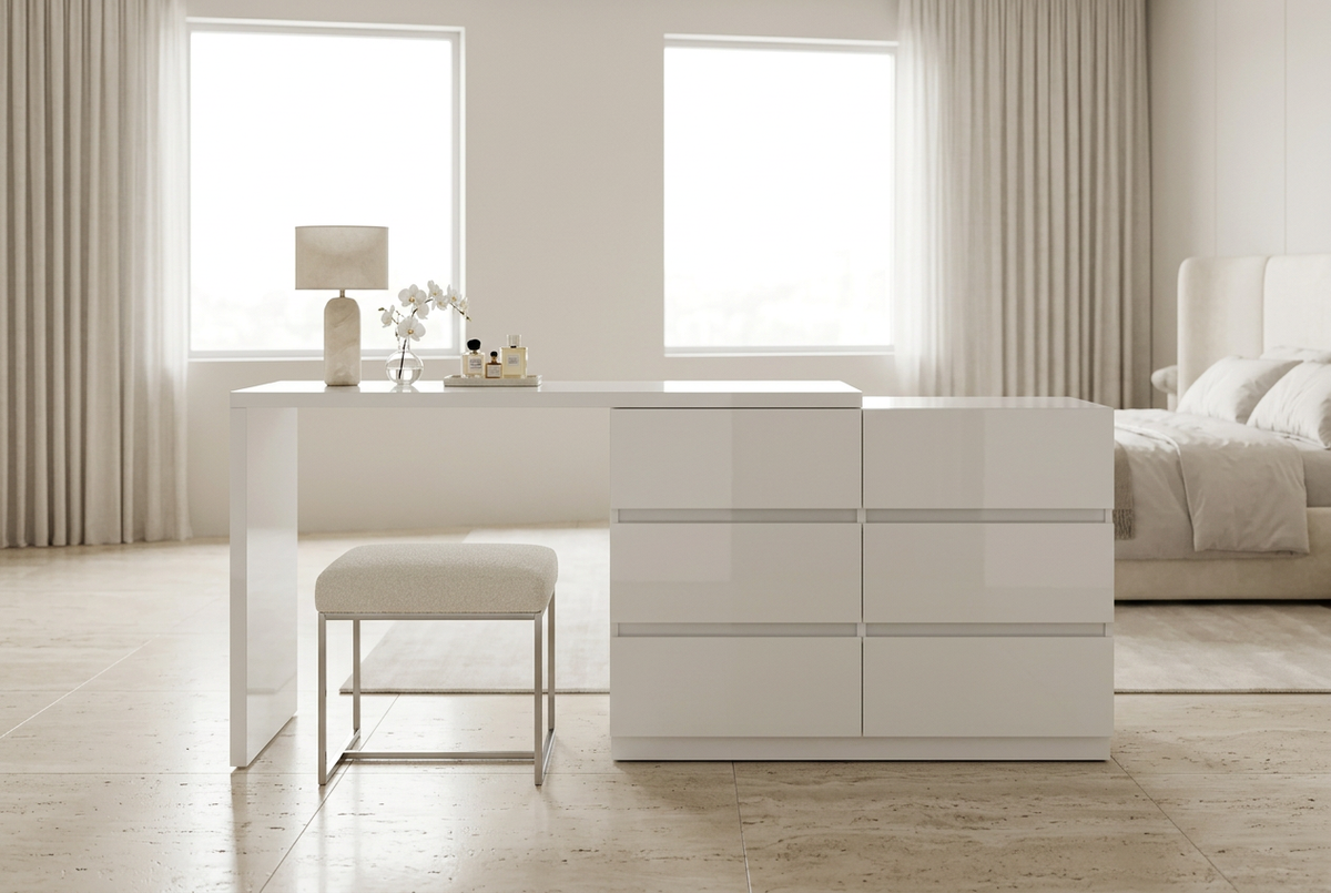 Gloss White light interior