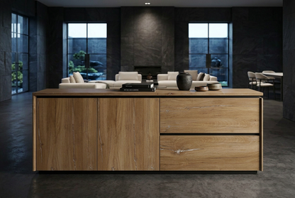 Banbridge sideboard in a moody charcoal luxury interior