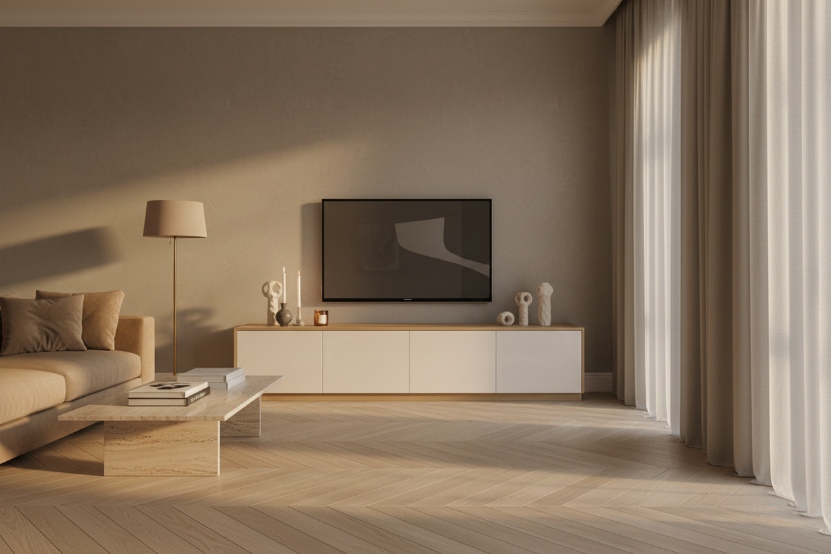 Karlstad Oak White Lifestyle Warm