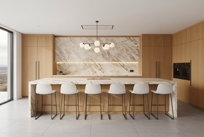 Arabescato Diva Bridge Island Bespoke Kitchen | TRENZY Spaces