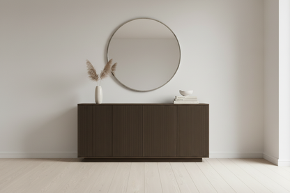 Light smoked oak sideboard lifestyle