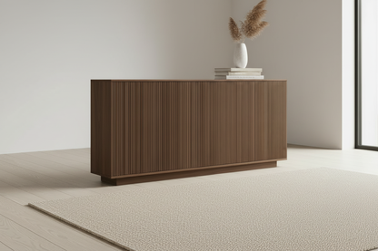 Light walnut sideboard lifestyle