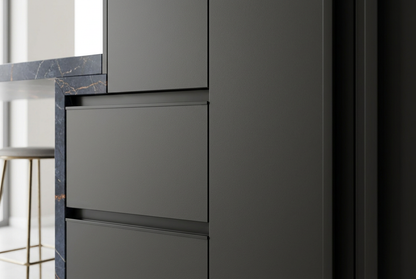Magellano Induction Island Bespoke Kitchen | TRENZY Spaces Bespoke Kitchen - installed