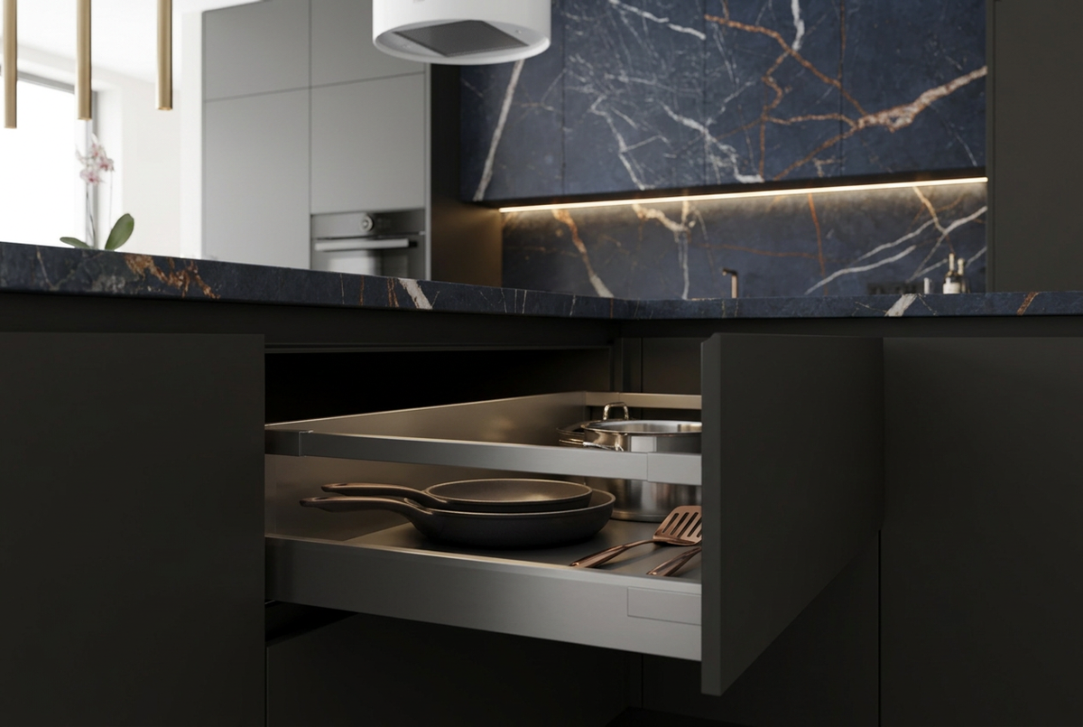 Magellano Induction Island Bespoke Kitchen | TRENZY Spaces Bespoke Kitchen - view 7