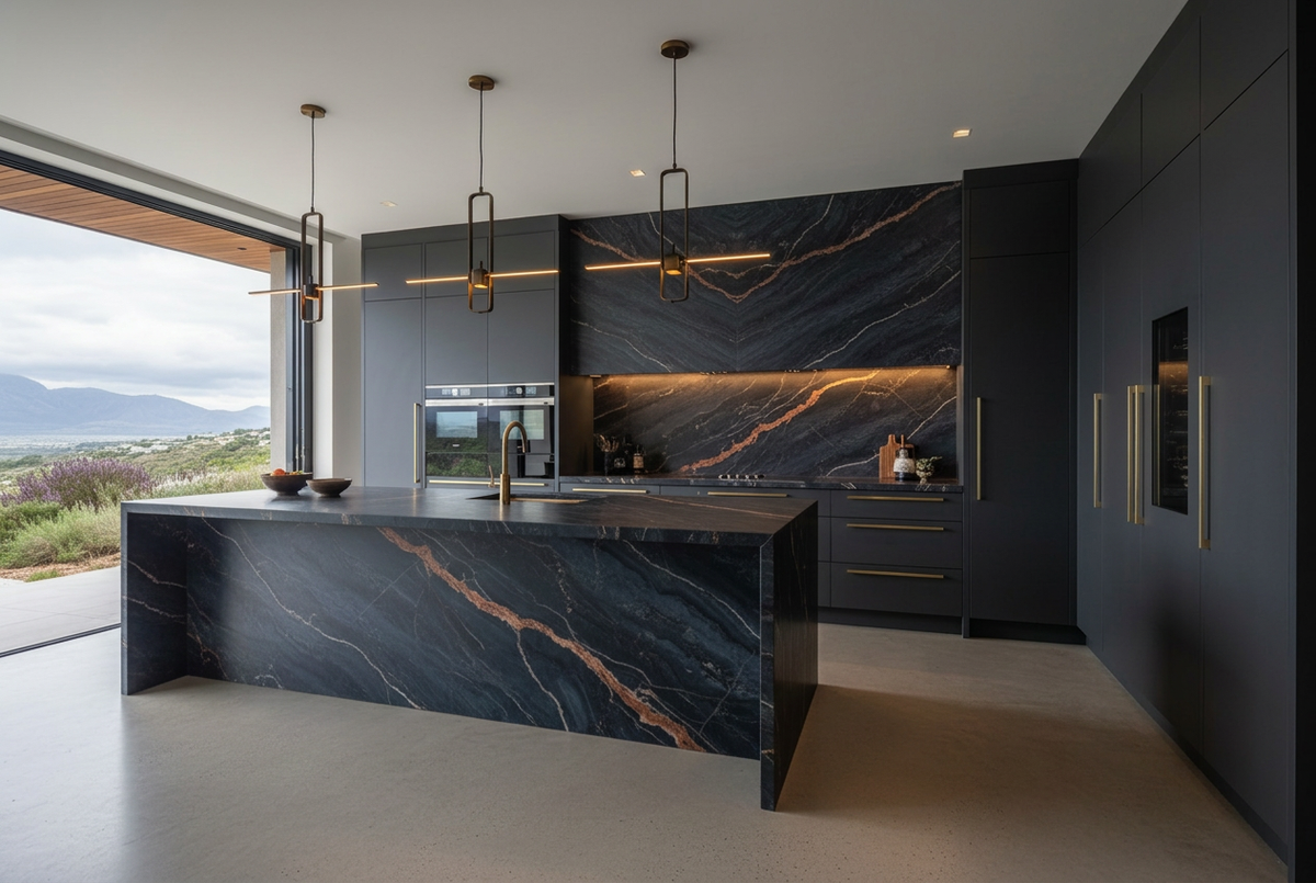 Magellano Signature Bespoke Kitchen | TRENZY Spaces Bespoke Kitchen - angle view