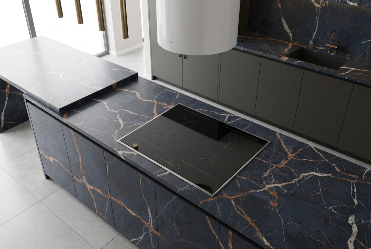Magellano Induction Island Bespoke Kitchen | TRENZY Spaces
