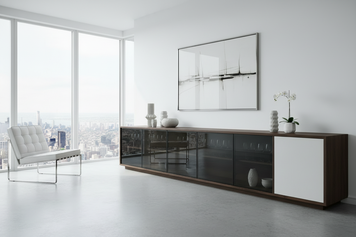 Napoca White Sideboard Lifestyle Bright Urban